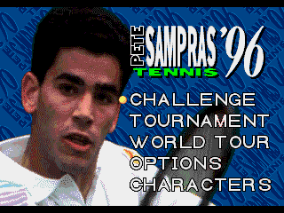 Sampras Tennis 96 (J-Cart) Title Screen